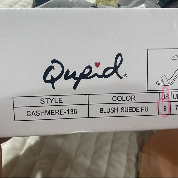 Suede Heels - Clear Toe - Picture 2 of 3